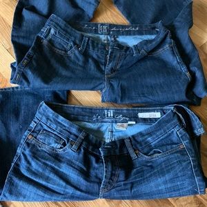It! Diva curvy Fit Jeans 29 Short Two Pair Lot
